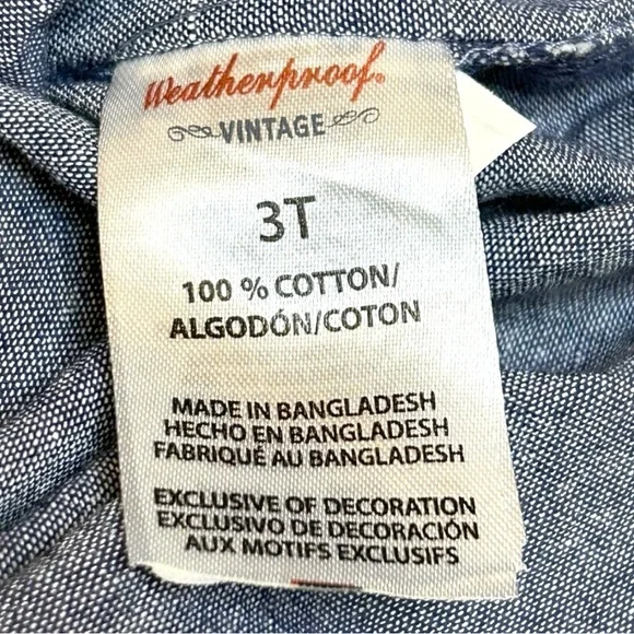 Original Weatherproof Vintage Boys 3T Short Sleeve Short & Pant Set NWT - Picture 5 of 13